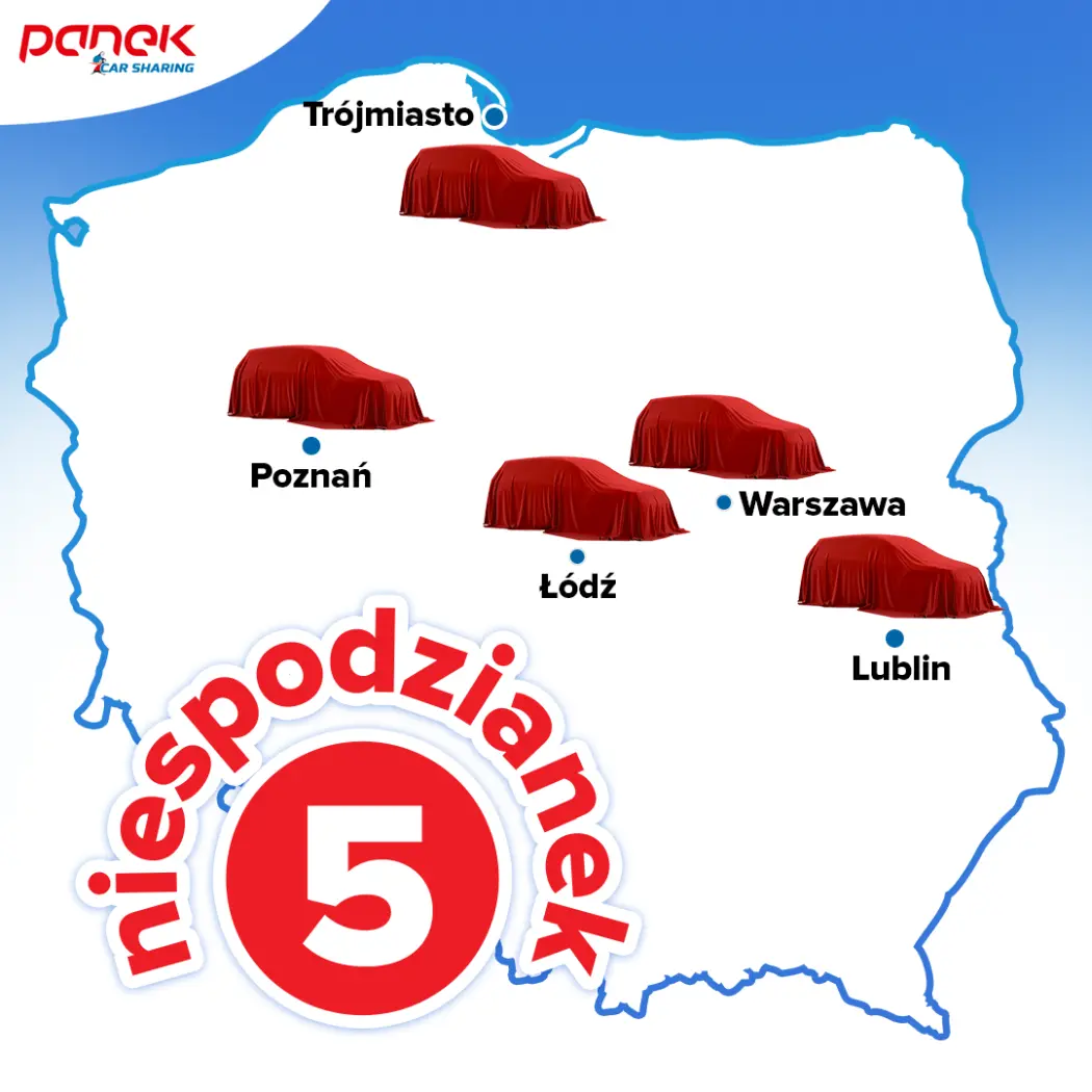 PANEK CarSharing zapowiada duże zmiany w relokacji aut