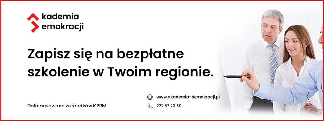 Ostatnia szansa na udział w Akademii Demokracji już 25 sierpnia w Warszawie