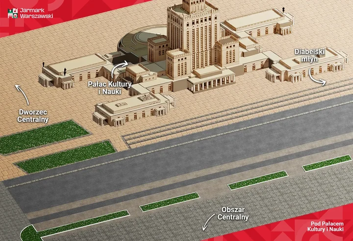 Plan Jarmarku Warszawskiego 2025