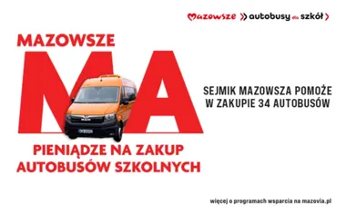 Obraz do artykułu: Nowe autobusy dla uczniów pod Warszawą - gminy dostają miliony na dojazdy do szkół