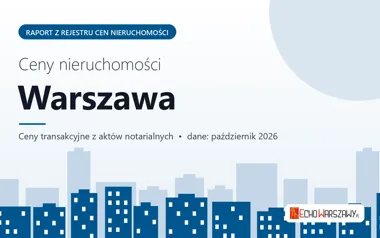 Ceny mieszkań w Warszawie — październik 2026