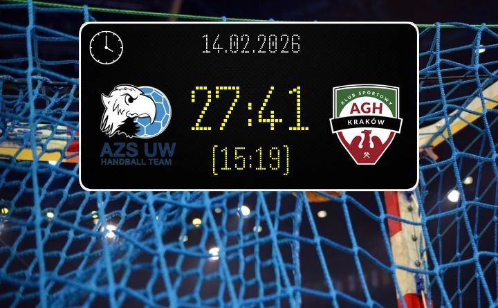 [PIŁKA RĘCZNA] AZS UW Warszawa – AZS AGH Kraków 27:41 – Liga Centralna, 16. kolejka