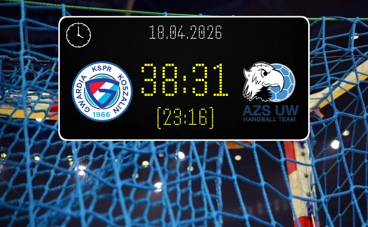 [PIŁKA RĘCZNA] Liga Centralna – ENERGA GWARDIA Koszalin – AZS UW Warszawa 38:31. Gospodarze skuteczniejsi w 23. kolejce
