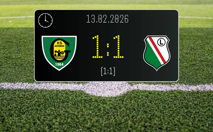 [PIŁKA NOŻNA] Remis w Katowicach w PKO BP Ekstraklasie – Legia wyszarpała punkt, ale kryzys trwa