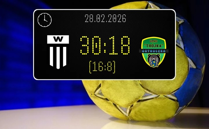 [PIŁKA RĘCZNA] KS Warszawianka – UMKS Trójka Ostrołęka 30:18 – I Liga Mężczyzn (Grupa C), kolejka 18 – pewne zwycięstwo gospodarzy w Warszawie