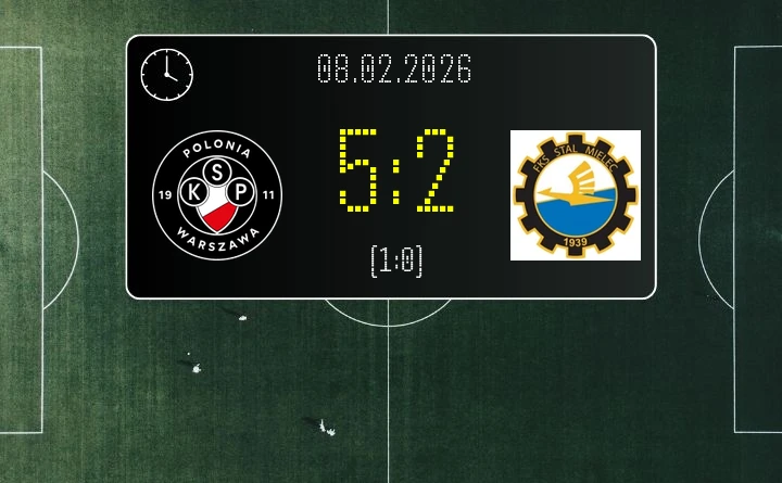 Polonia Warszawa - Stal Mielec - efektowna wygrana gospodarzy w meczu Betclic 1. liga