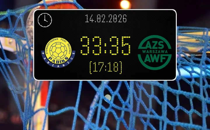 [PIŁKA RĘCZNA] SPR PABIKS Pabianice – KS AZS AWF Warszawa 33:35 – emocje w I Lidze Mężczyzn (Grupa C), kolejka 16