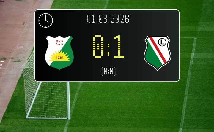 [PIŁKA NOŻNA] Świt Nowy Dwór Mazowiecki – Legia Warszawa II 0:1 – bolesna porażka gospodarzy w Betclic 3. Liga Grupa 1 (Grupa I)