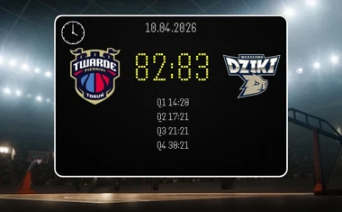 [KOSZYKÓWKA] Dziki Warszawa w Toruniu 83:82 – ważne zwycięstwo w Orlen Basket Lidze