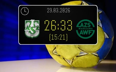 [PIŁKA RĘCZNA] I Liga Mężczyzn (Grupa C) – AZS UMCS Lublin – KS AZS AWF Warszawa 26:33. Warszawski zespół lepszy w 21. kolejce