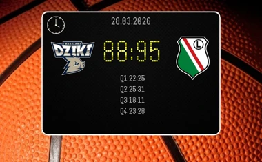 [KOSZYKÓWKA] Legia Warszawa wygrywa w Warszawie 95:88 i broni drugiego miejsca w Orlen Basket Lidze