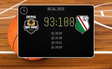 [KOSZYKÓWKA] Legia wygrywa w Sopocie 100:93 i przełamuje serię w Orlen Basket Lidze