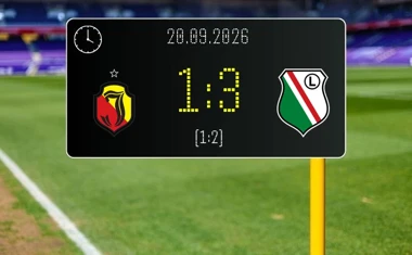 [PIŁKA NOŻNA] Jagiellonia Białystok – Legia Warszawa 1:3 w PKO BP Ekstraklasie – warszawianie skuteczni w Białymstoku