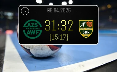 [PIŁKA RĘCZNA] KS AZS AWF Warszawa – SBR Podlasie Nowe Piekuty 31:32 po rzutach karnych w 18. kolejce I Ligi Mężczyzn (Grupa C)