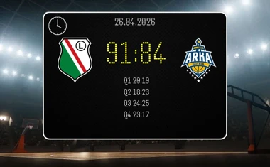 [KOSZYKÓWKA] Legia Warszawa odwróciła losy meczu w Orlen Basket Lidze – 91:84 z AMW Arką Gdynia