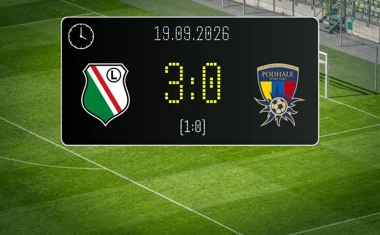 [PIŁKA NOŻNA] Betclic 2. liga: Legia Warszawa II – Podhale Nowy Targ 3:0