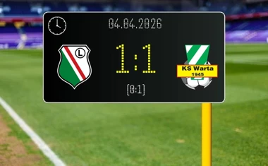 [PIŁKA NOŻNA] Legia Warszawa II – Warta Sieradz 1:1 w 25. kolejce Betclic 3. Ligi, Grupa 1 (Grupa I)