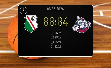 [KOSZYKÓWKA] Legia po dogrywce z Kingiem na szczycie Orlen Basket Ligi