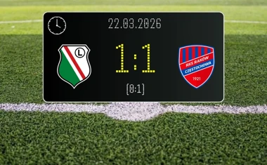 [PIŁKA NOŻNA] PKO BP Ekstraklasa: Legia Warszawa – Raków Częstochowa 1:1