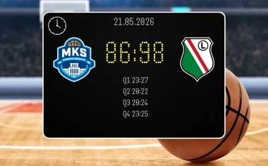 [KOSZYKÓWKA] Legia Warszawa wygrywa w Dąbrowie Górniczej 98:86 i wyrównuje serię ćwierćfinałową w Orlen Basket Lidze