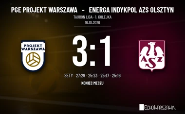 [SIATKÓWKA] Tauron Liga: PGE Projekt Warszawa – Energa Indykpol AZS Olsztyn 3:1. Gospodarze odrobili straty