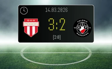 [PIŁKA NOŻNA] Pogoń Grodzisk Mazowiecki – Polonia Warszawa 3:2 – Walka o punkty w Betclic 1. lidze