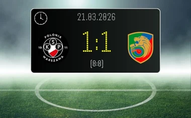 [PIŁKA NOŻNA] Betclic 1. liga – Polonia Warszawa – Miedź Legnica 1:1