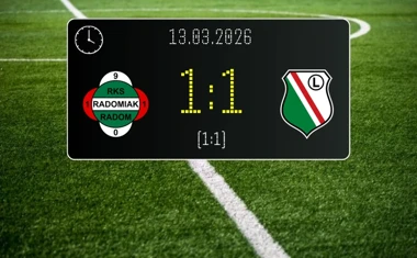 [PIŁKA NOŻNA] Radomiak Radom – Legia Warszawa 1:1 w PKO BP Ekstraklasie – remis na Stadionie im. Braci Czachorów