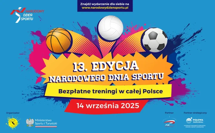 Narodowy Dzień Sportu 2025 – sportowy piknik w Warszawie jakiego jeszcze nie było!
