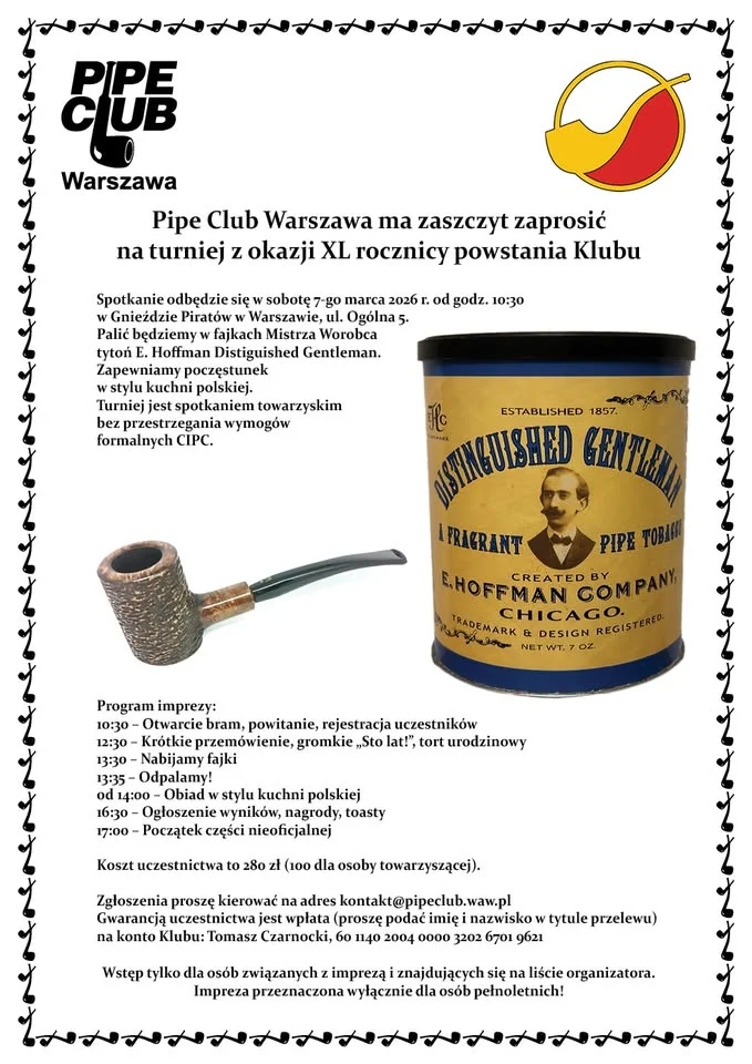 Grafika promocyjna wydarzenia 40 lat PC Warszawa