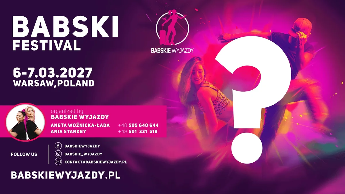 Grafika promocyjna wydarzenia Babski Festival Warszawa 2027