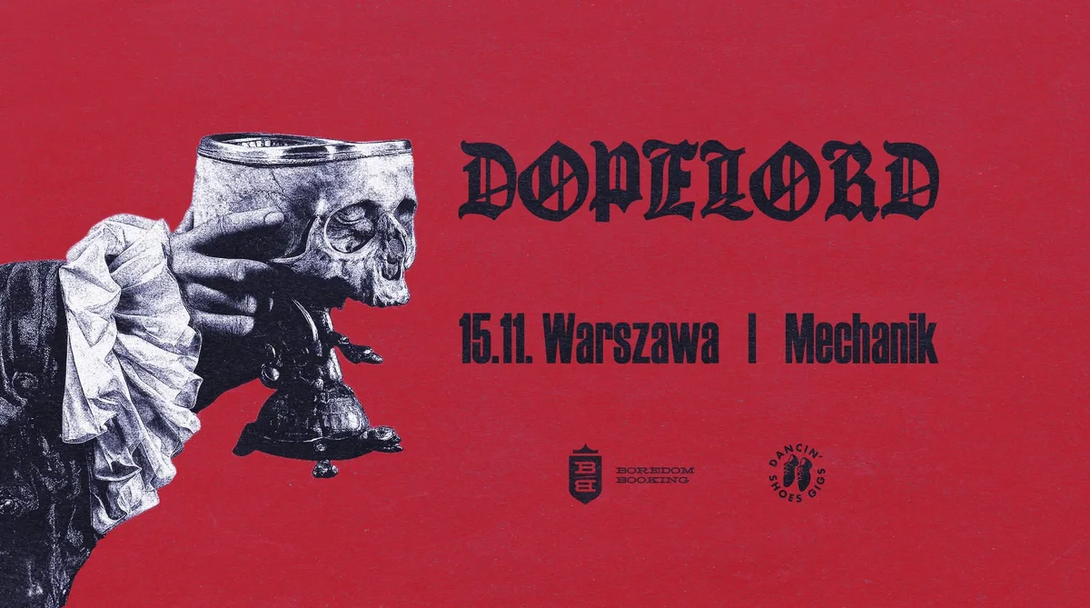 Grafika promocyjna wydarzenia DOPELORD Warszawa koncert
