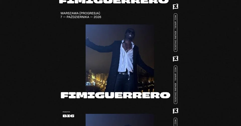 Grafika promocyjna wydarzenia Fimiguerrero @Warszawa, Progresja – koncert rapowy