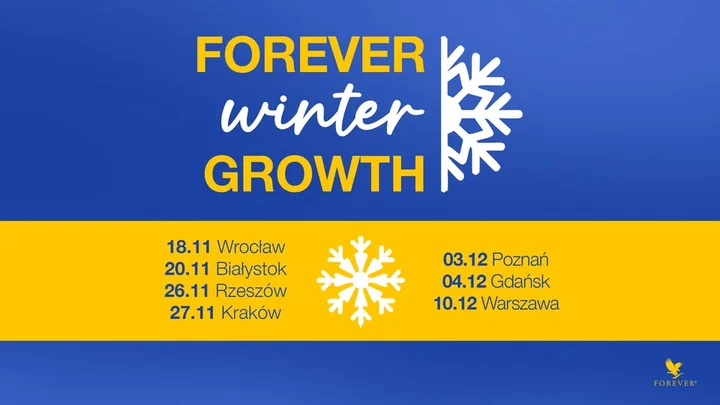 Grafika promocyjna wydarzenia Forever Winter Growth Warszawa — 10 grudnia w Warszawie