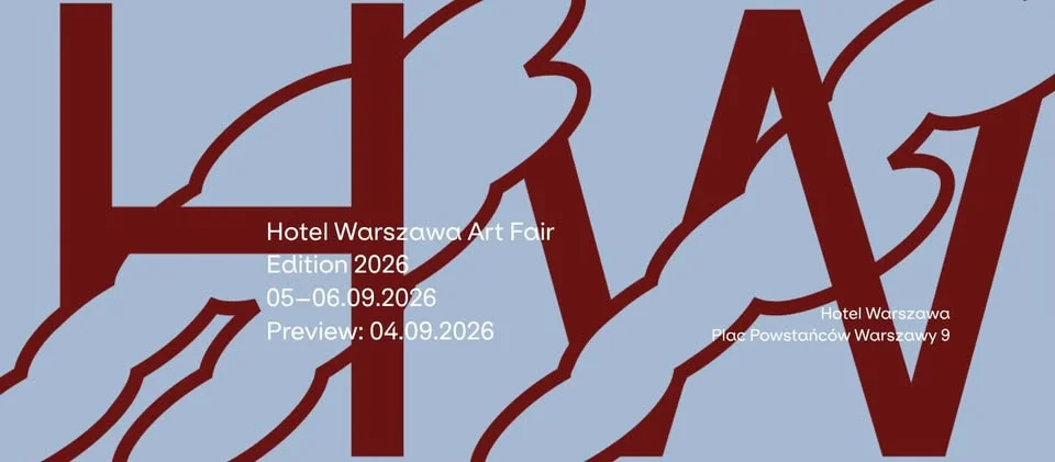 Grafika promocyjna wydarzenia Hotel Warszawa Art Fair 5 – targi sztuki