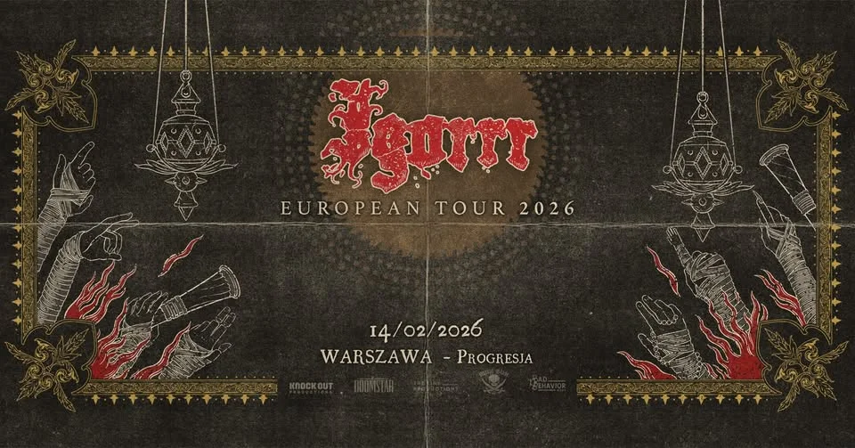Obrazek przedstawia grafikę promocyjną wydarzenia Koncert Igorrr – awangardowy metal w Progresji w Warszawie