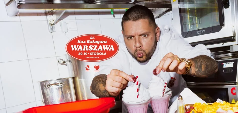 Grafika promocyjna wydarzenia KAZ BAŁAGANE | FISH & TITS – koncert Warszawa
