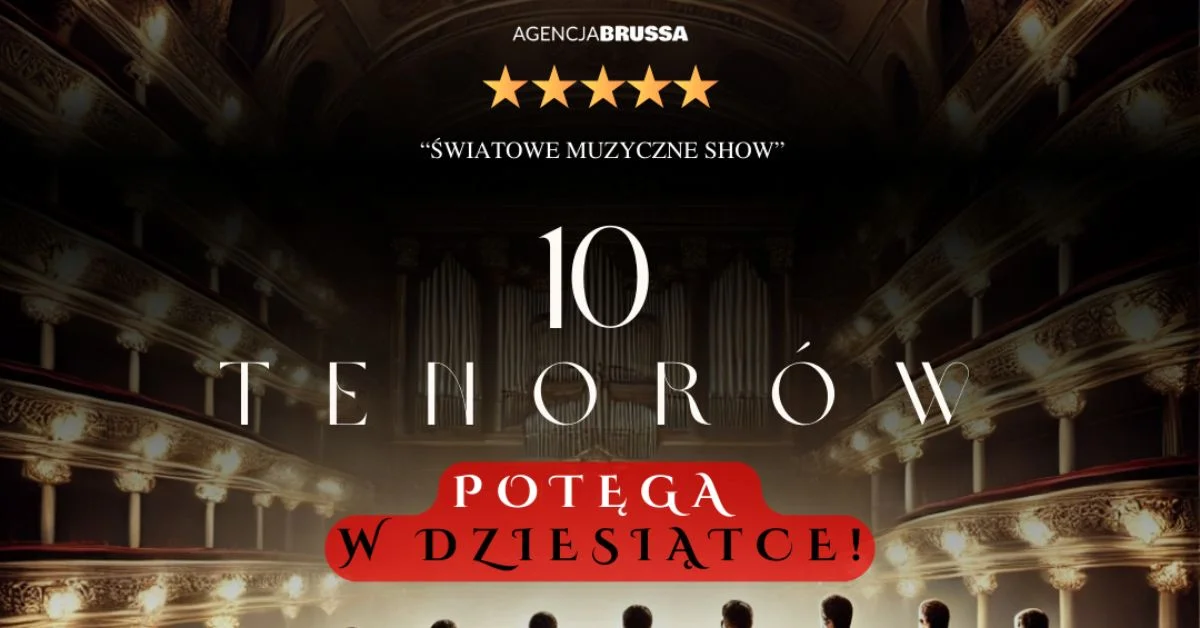 Grafika promocyjna wydarzenia Koncert 10 Tenorów w Warszawie z okazji Dnia Matki