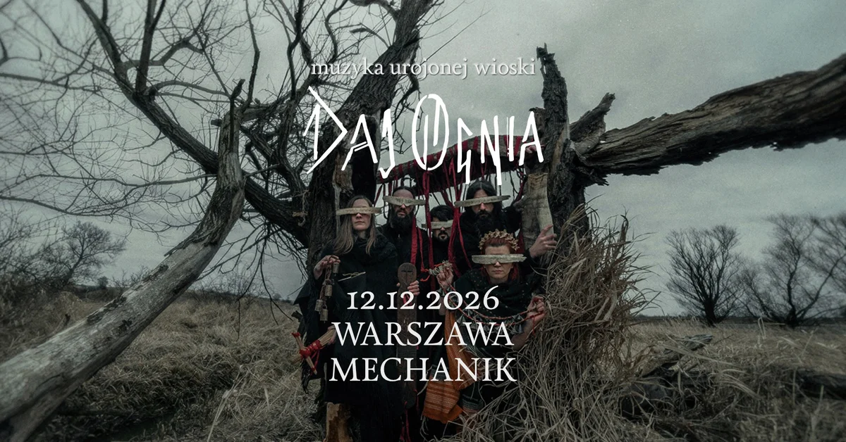Grafika promocyjna wydarzenia Daj Ognia: koncert w Warszawie