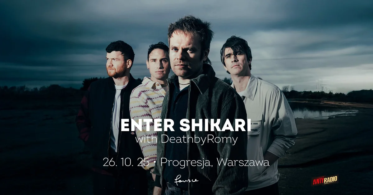 Grafika promocyjna wydarzenia Koncert Enter Shikari w Warszawie w Progresji