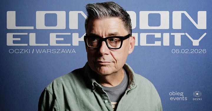 Grafika promocyjna wydarzenia London Elektricity w OCZKI — drum’n’bass na żywo w Warszawie