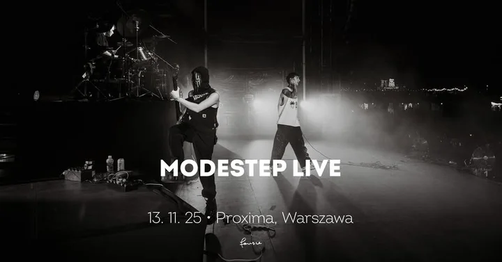 Grafika promocyjna wydarzenia Modestep (LIVE) w Warszawie — koncert w Klub Proxima, 13 listopada 2025