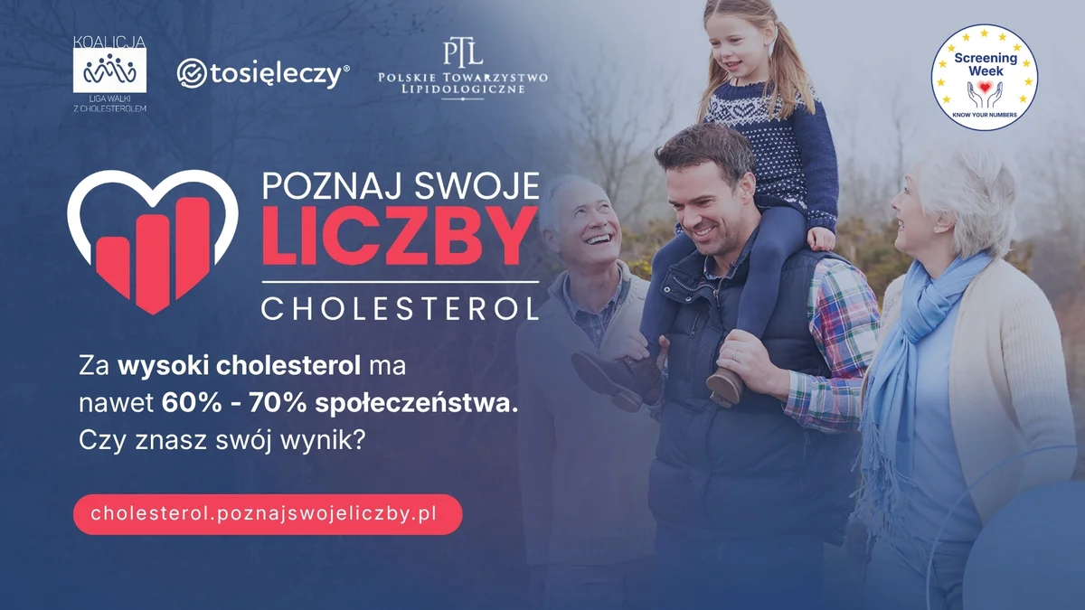 Grafika promocyjna wydarzenia Pałac Kultury i Nauki włącza się w Światowy Dzień Serca