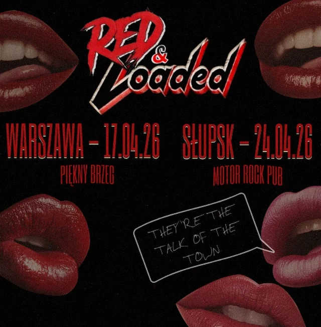 Grafika promocyjna wydarzenia RED & LOADED WARSZAWA — koncert Red Ripper i Locked & Loaded