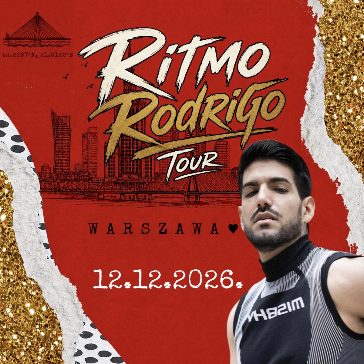 Grafika promocyjna wydarzenia RITMO RODRIGO TOUR - Warszawa: kubańskie rytmy