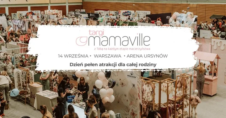 Obrazek przedstawia grafikę promocyjną wydarzenia Jesienna edycja targów dla rodziców i dzieci w Ursynowie