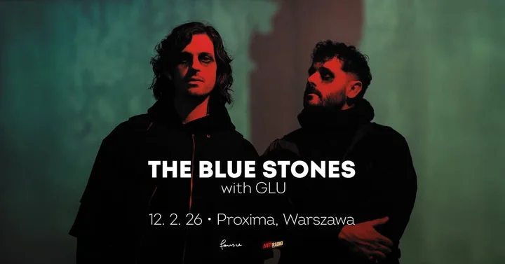 Grafika promocyjna wydarzenia The Blue Stones w Warszawie — koncert w Klubie Proxima
