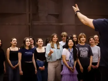 Grafika promocyjna wydarzenia Chodź na scenę! Teatr Forum w Muzeum POLIN – bezpłatne warsztaty dla młodzieży