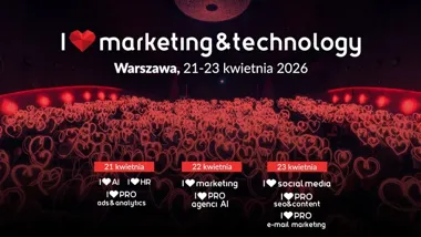 Grafika promocyjna wydarzenia I Love Marketing&Technology℠ — konferencja w Warszawie, 21–23 kwietnia 2026