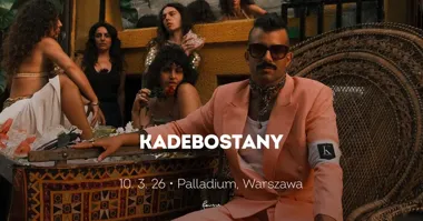 Grafika promocyjna wydarzenia Kadebostany w Warszawie — koncert 10 marca 2026